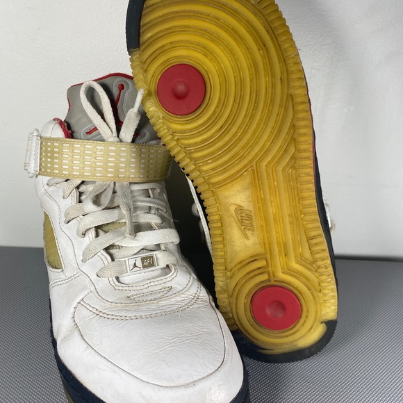 Nike 2008 Youth 5.5 Varsity x Red White Air Jordan V 5 Fusion 318609-161 - Picture 8 of 8